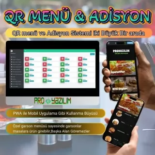 QR menü  Adisyon