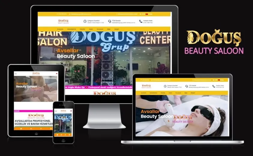 Doğuş Güzellik Merkezi İçin Anahtar Teslim Web Tasarım Projesi