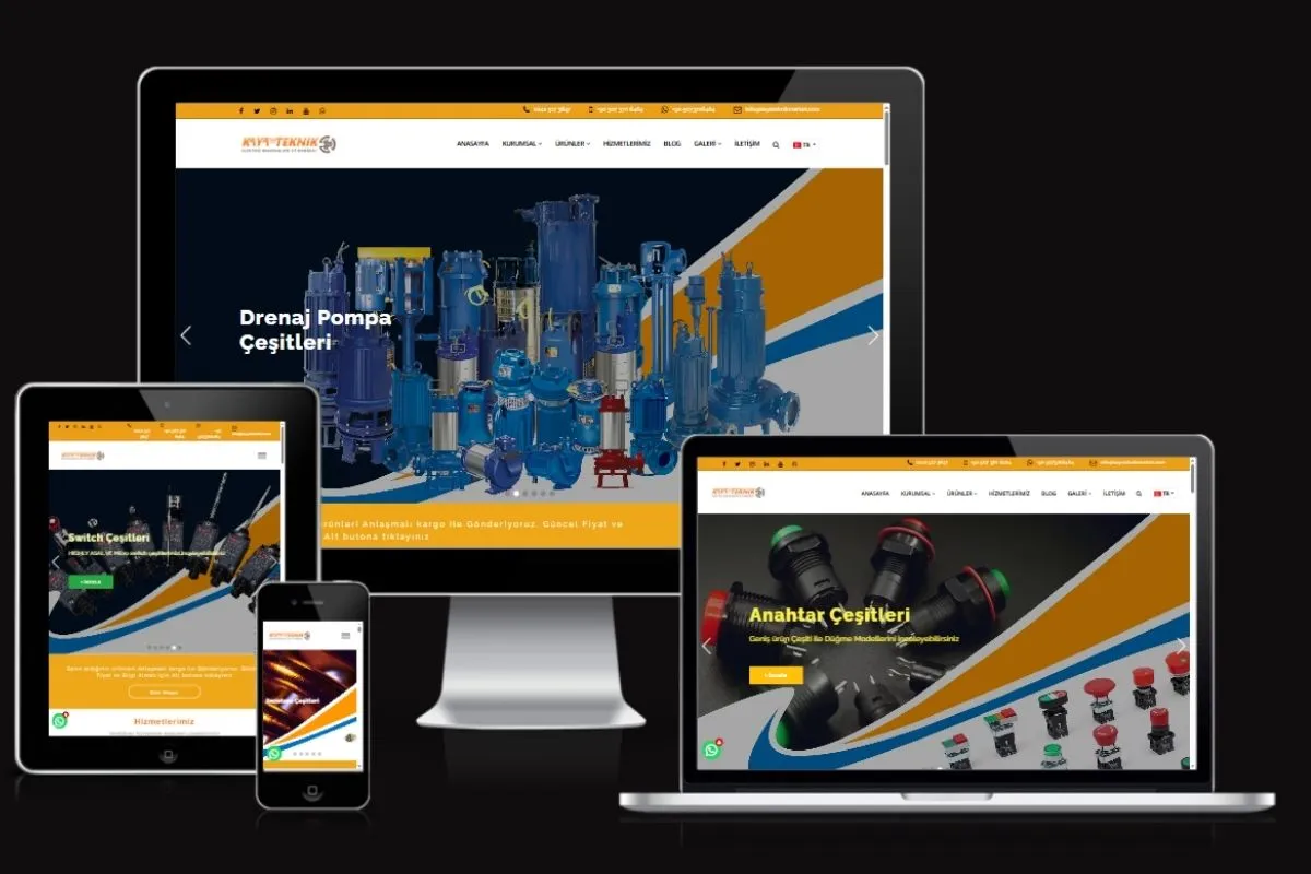 Kaya Bobinaj İçin Ürün Tanıtım Özellikli Anahtar Teslim Web Yazılım Projesi