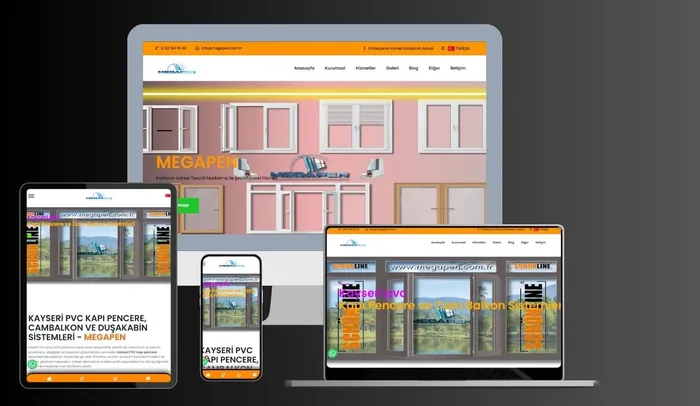 Kayseri Megapen Firması için PHP PDO kodlama Anahtar Teslim Web yazılım Projemiz