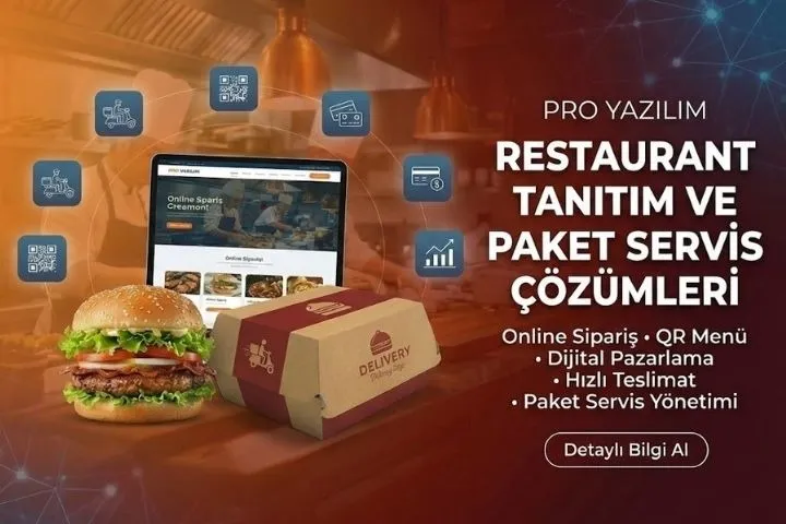 Restaurant Tanıtım ve Paket servis çözümleri