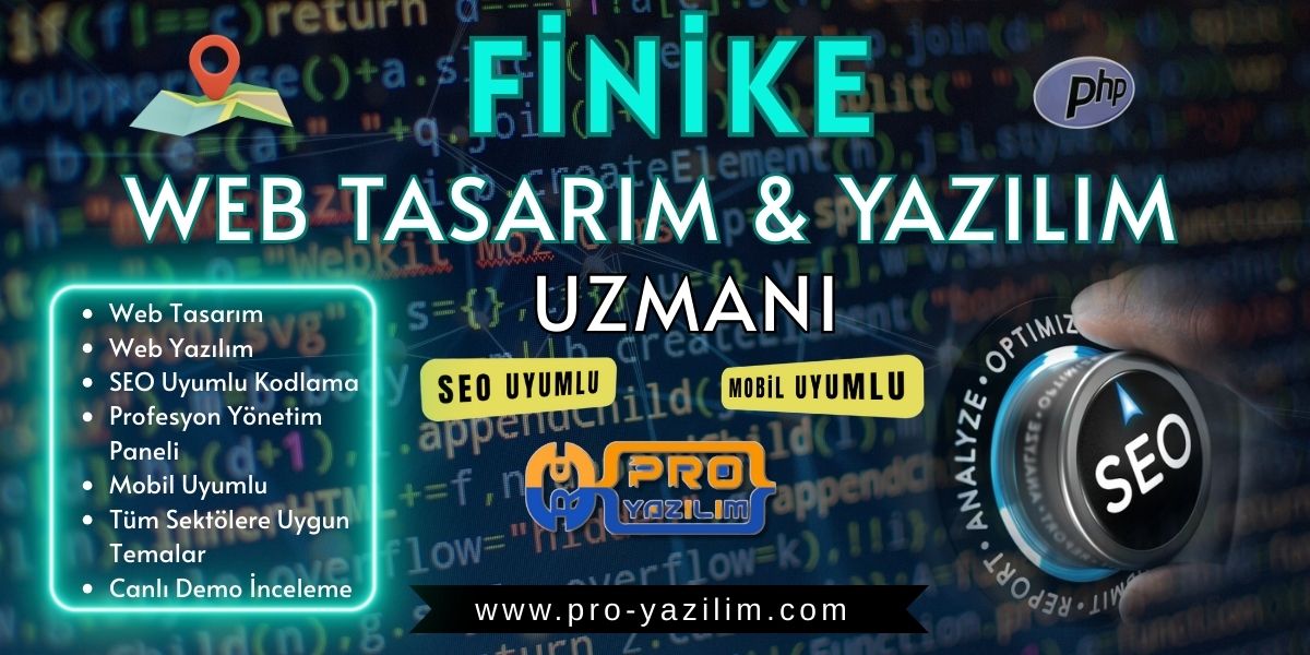Finike web tasarım yazılım