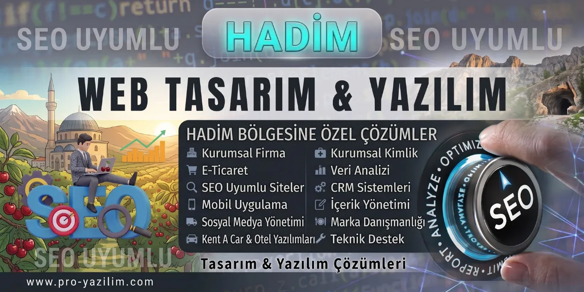 Hadim web tasarım yazılım