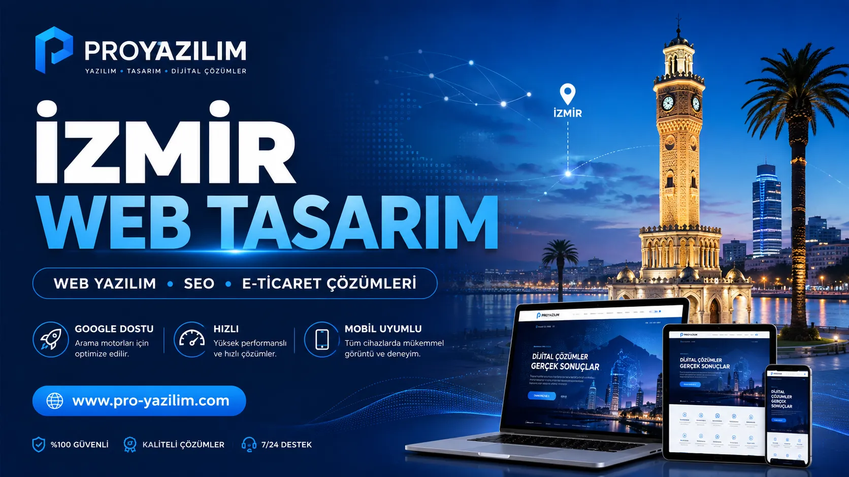 İzmir Web Tasarım, Yazılım ve SEO | PROYAZILIM