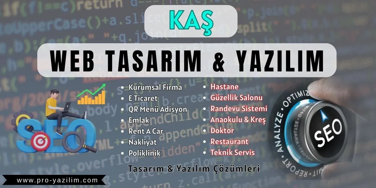 Kaş web tasarım yazılım