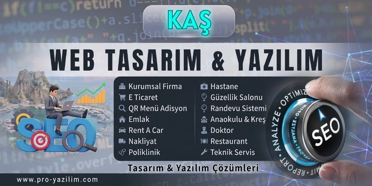 Kaş web tasarım yazılım