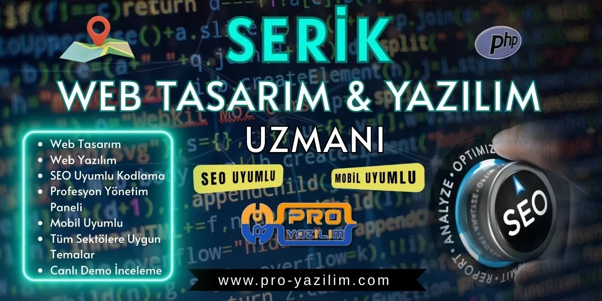 Serik web tasarım yazılım
